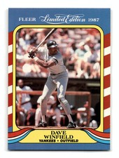 Dave Winfield 1987 Fleer Limited Edition #42 New York Yankees NM-MINT