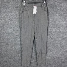 Urban Outfitters Gingham Checkered Crop High Waist Pants Trousers - Size S