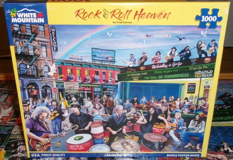 Rock & Roll Heaven - White Mountain Puzzle – Pre-Owned - #1979