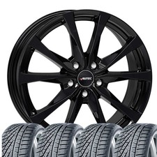 4 Winterräder Winter  Kompletträder für Skoda Fabia 7x17 Brixen SW 215/45 R17 91