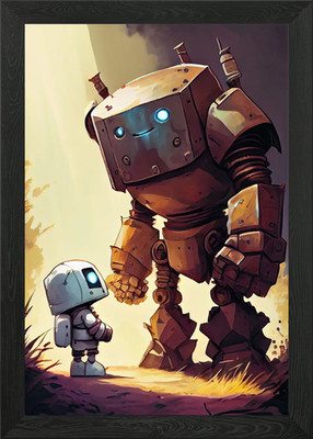 Gentle Giant Framed Wall Art Poster Canvas Print Picture