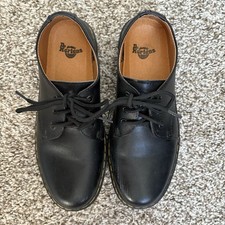 Dr. Martens Black Leather Oxford Lace Up Casual Shoes Men  s US 8 Women  s US 9
