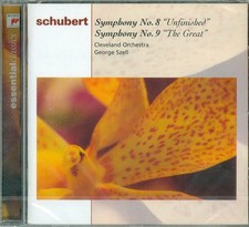 Schubert: Symphonies No. 8 Unfinished / No. 9... CD Schubert,F. GOOD Cond.
