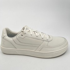 Flux Footwear Adapt Leather Trainer White Mens Size 11.5 Athletic Shoes Sneakers