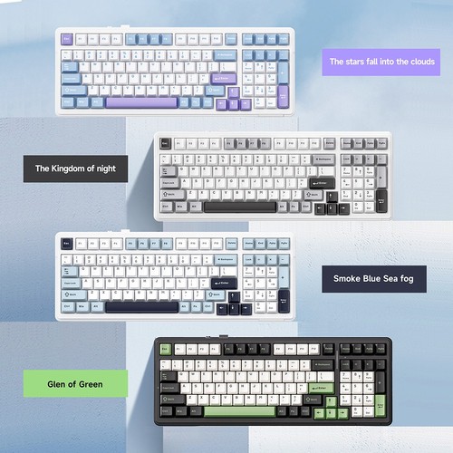 AULA F99 Mechanical Keyboard Wireless Gasket Mount Keyboard With -Mode Con FY - Afbeelding 7 van 18
