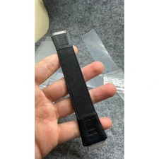 Replacement Black Elastic Nylon Canvas Watch Strap Fits Richard Mille RM67 01 02