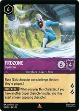 Disney Lorcana Wilds Unknown Frozone - Super Cool Rare