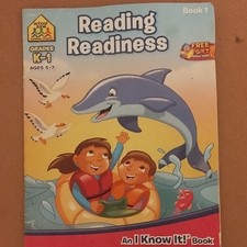 School Zone Reading Readiness Book 1 Grades K-1 Ages 5-7 An I Know It Book