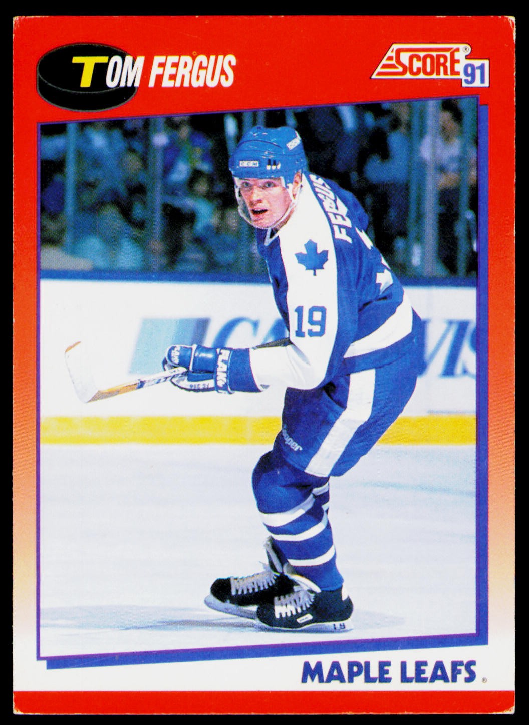 1991-92 Score Canadian Bilingual #234 Tom Fergus