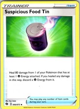 Suspicious Food Tin Champion's Path 66/73 Pokemon TCG MP