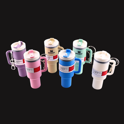 #ad #ad 🚀 Mini Stanley Cup Keychain with Hidden Storage – Screw Off Lid for Chapstick $13.99