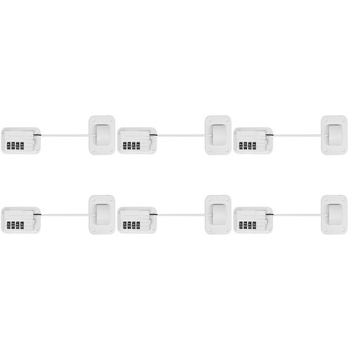  3 Pieces Kindersicherung Kühlschrank Schloss Schrankschlösser Mit - Bild 1 von 12
