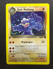 Dark Machamp Holo 10/82 Team Rocket Prima Edizione Carta Pokemon Italiano NM