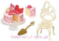Re-Ment Sanrio My Melody Kuromi Sweet Tea Party Miniature Figure Furniture Chair