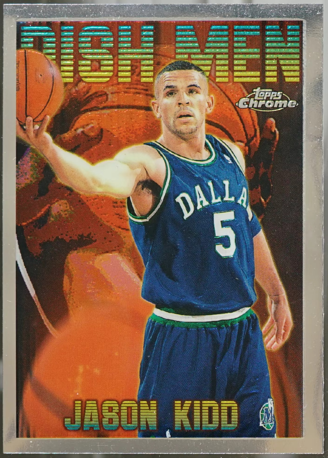 Jason Kidd #12 Basketball Cards 1996 Topps Chrome Season's Best trading card — raw and PSA graded price guide