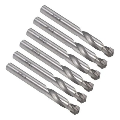 8,2 mm Hartmetall Spiralbohrer für Metall - 6er Pack | Präzision & Haltbarkeit