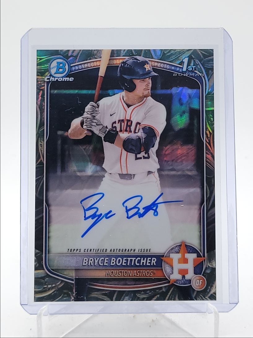 BRYCE BOETTCHER 2025 BOWMAN CHROME 1ST SUNFLOWER SEEDS AUTO 1/5 Q4115