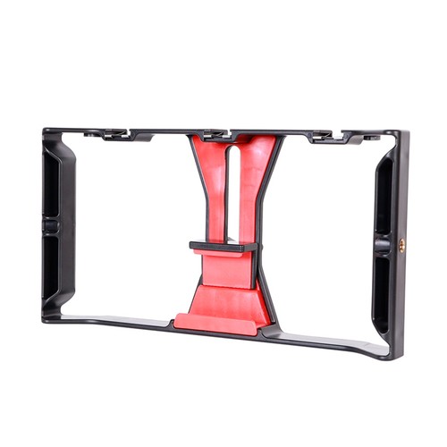 Video Camera Cage Stabilizer Mount Holder Handheld Frame Film Rig Vlog Phone BII - Picture 7 of 12