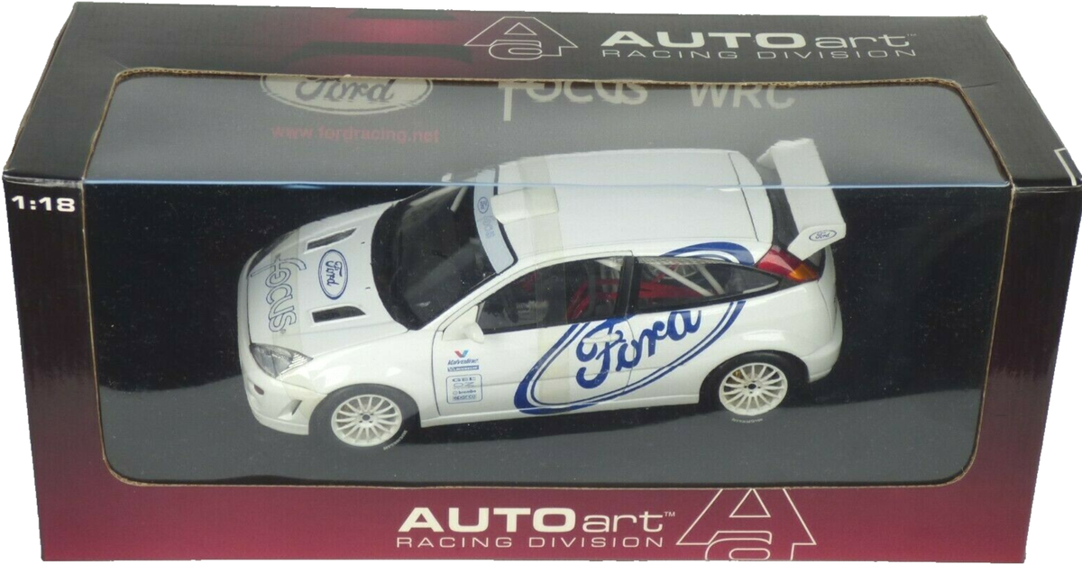 オートアート　1/18 フォードフォーカス WRC 1999 Ford Focus WRC AUTOart Racing Division 1:18 Rally Diecast Toy Car