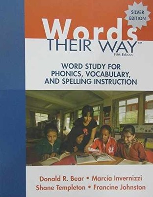 Words Their Way: Word Study for - Paperback, by Bear Donald R.; - Acceptable n