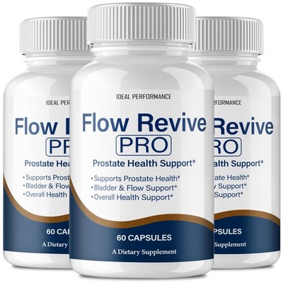 Flow Revive General Wellness Supplement - 180 Capsules (3 Pack)