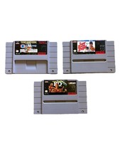 Tecmo Acclaim Jaleco SNES Game Lot Tecmo Super Bowl KO Boxing Bases Loaded NTSC