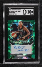 2021 Prizm WNBA Signatures Green Ice Betnijah Laney-Hamilton SGC 10 Auto 0q5k
