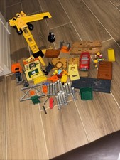 Disney Handy Manny Construction Playset Crane Building -Figures, Tools