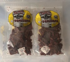Lot Of 2 Old trapper Teriyaki beef Jerky, 10oz Bags, Exp. O7/27 - 08/27
