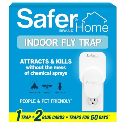 Safer Home Indoor Fly Trap SH502 Plug In Multi-Insect Killer Quick & Easy Set-up