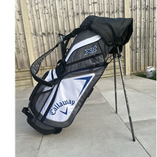Callaway XT Stand Golf Bag 5-Way Top 5 Pockets Double Strap Rain Hood Blue