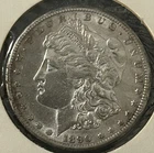 1890 S MORGAN DOLLAR, CIRCULATED, UNGRADED