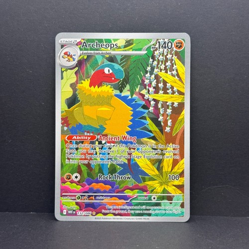 Archeops 132/086 Illustration Rare - Pokemon White Flare Holo NM English