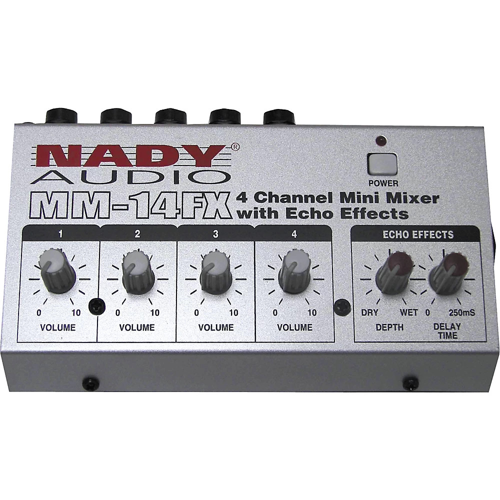 Nady MM-14FX Mini Line Mixer с эффектами 7090₽