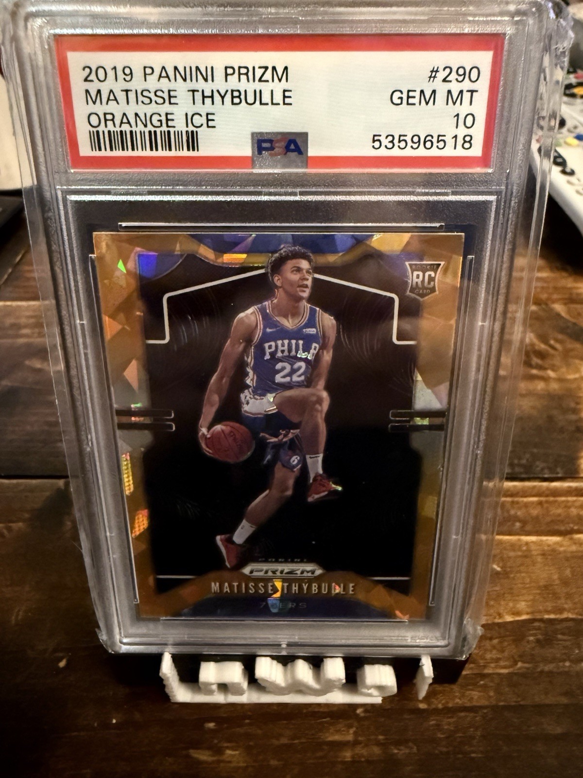 2019-20 Panini Prizm - Rookie Matisse Thybulle #290 Orange Ice Prizm (RC) Psa 10