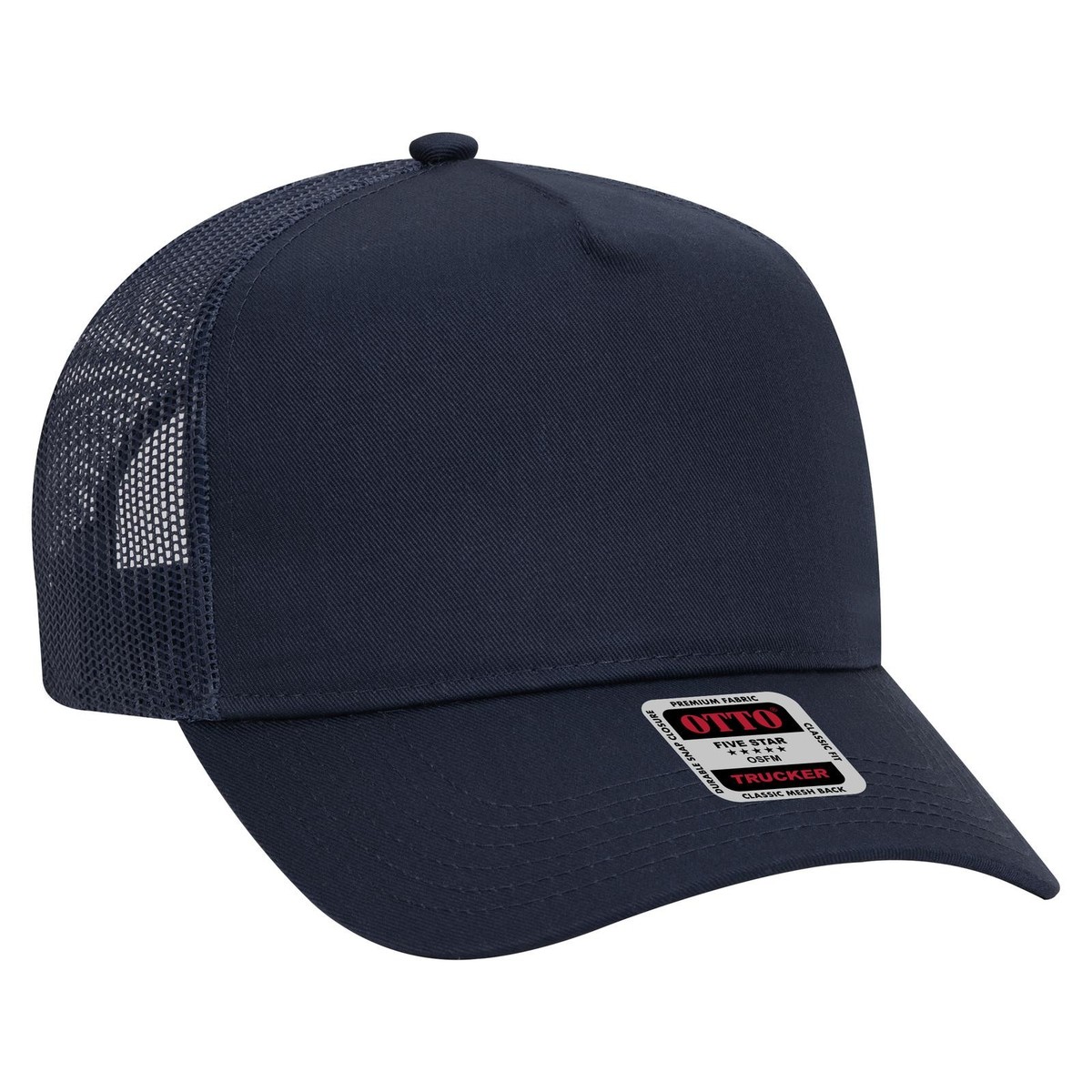 OTTO CAP 32-285 Unisex Cap 5 Panel Mid Profile Mesh Back