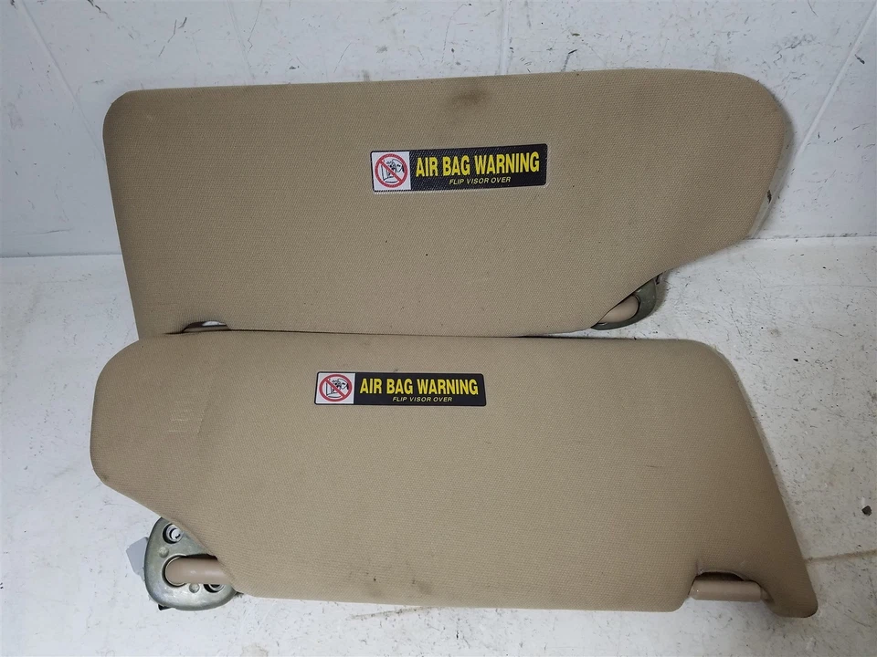 Juego de parasol lateral conductor y pasajero Honda Accord 98-02 par marrón tostado OEM Foto 3 de 3