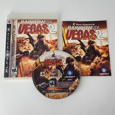 Tom Clancy's Rainbow Six: Vegas 2 (Sony PlayStation 3, 2008) w/ Manual MINT DISC