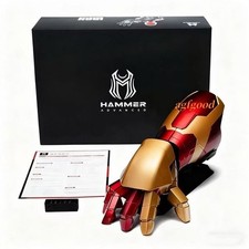 1:1 Iron Man MK42 Gauntlet Arm Wearable Cosplay Armor Voice/Remote Control Gift