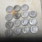 1964 Kennedy Silver Half Dollar Coins Lot of 15 Circulated