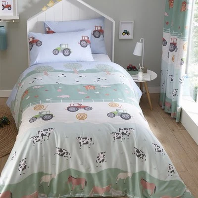 Charlotte Thomas Farm Friends Kids Duvet Cover & Pillowcase Set - Polycotton