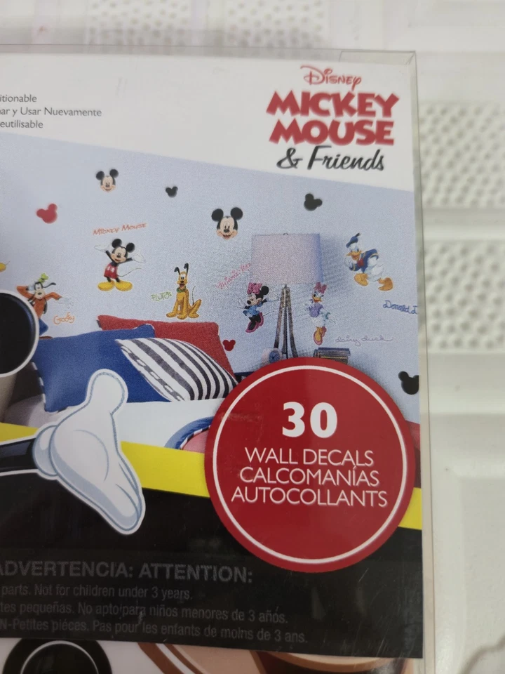 Calcomanía de pared RoomMates Mickey & Friends 30 pelar y pegar - RMK1507SCS NUEVA Foto 4 de 4