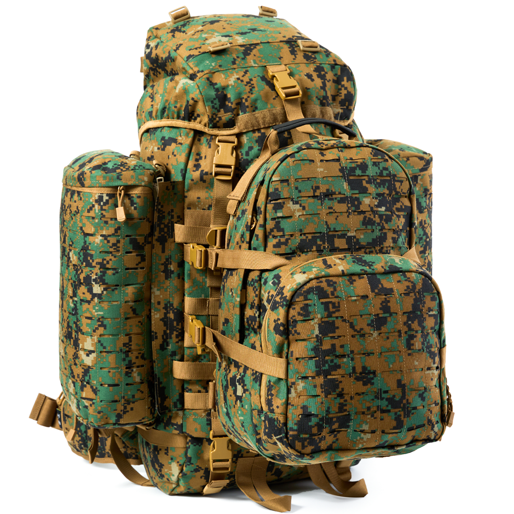 MT PLCE Pro 120L Tactical Military Modular Rucksack Laser-Cut Molle ...