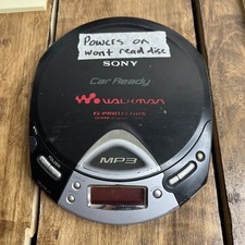 Sony D-CJ506CK MP3 CD Walkman Car Ready - Read - For Parts or Repair