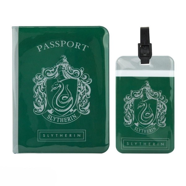 Gadget -D- Harry Potter: Cinereplicas - Serpeverde (Passport Case & Luggate Tag-image