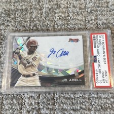 JO ADELL 2017 Bowman’s Best CHROME Rookie AUTO Atomic Refractor 11/25 PSA 10