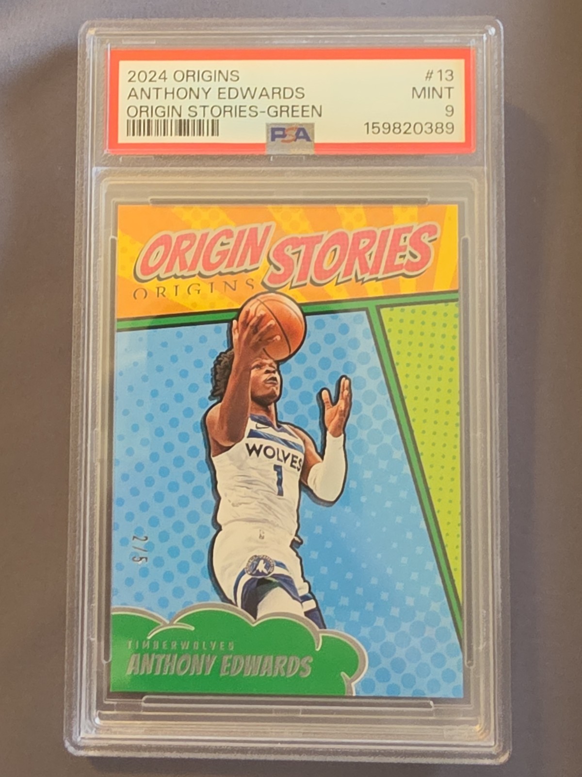 Anthony Edwards Origins 2/5 Psa9