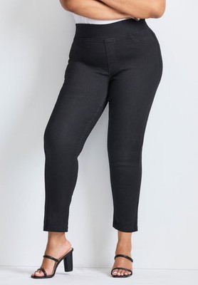 Avenue Women's Plus Size Tall Butter Denim Pull-On High Rise Jean