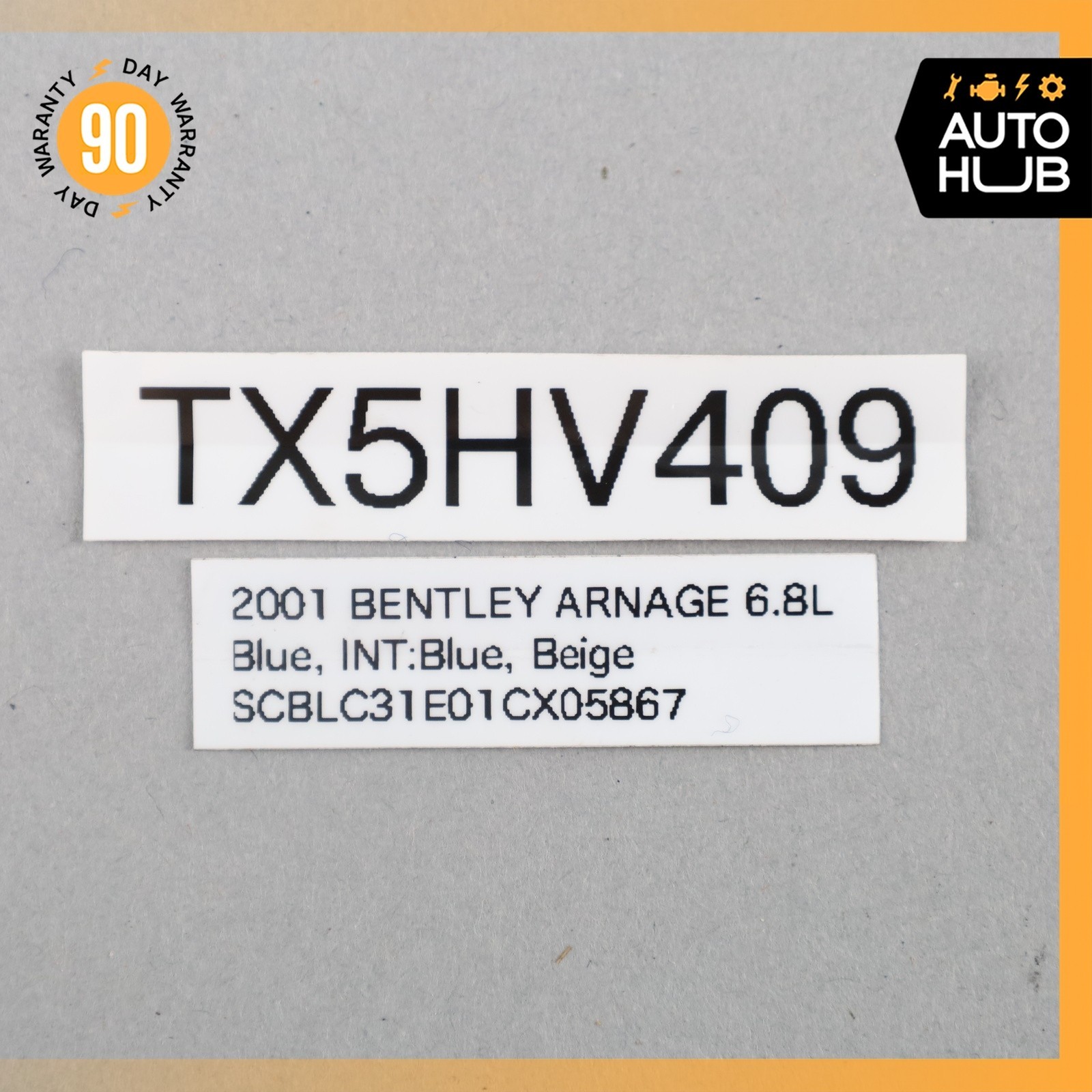 96-02 Bentley Arnage Azure 6.8L V8 Turbo Turbocharger Wastegate Actuator OEM 42k