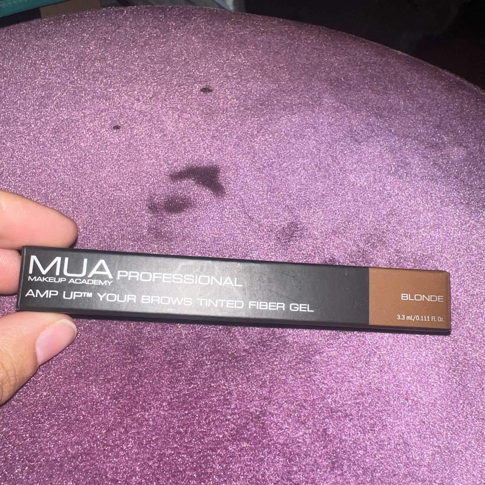Makeup Academy MUA Amp Up Your Brows Tinted Fiber Gel Blonde NIB DISCONTINUED